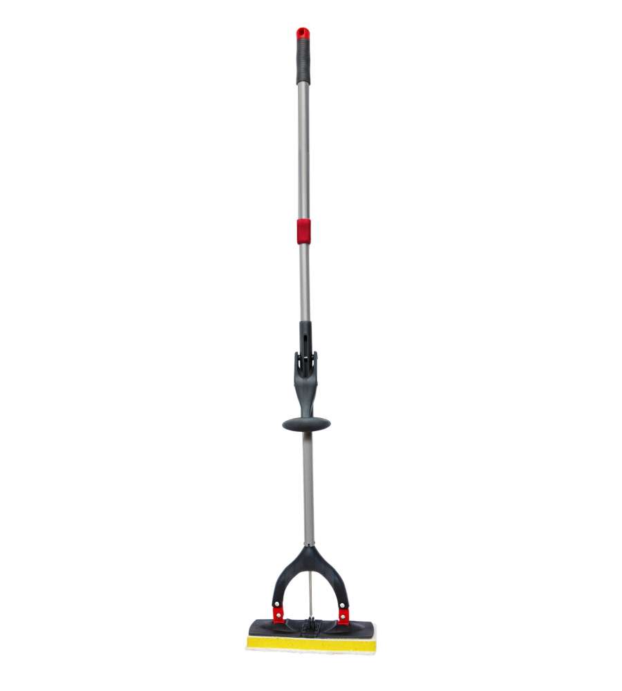 Supermop in microfibra con strizzatore h130 cm