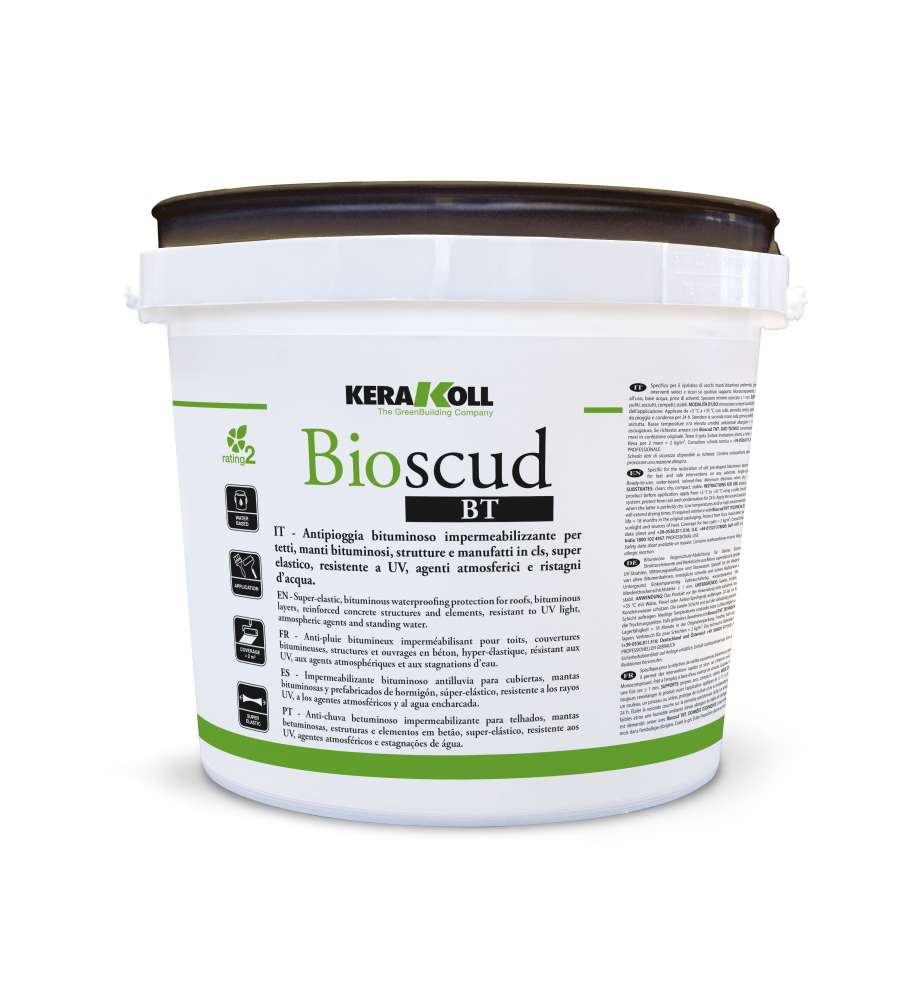 Kerakoll Guaina Bioscud BT 4kg - Membrana impermeabilizzante elastomerica