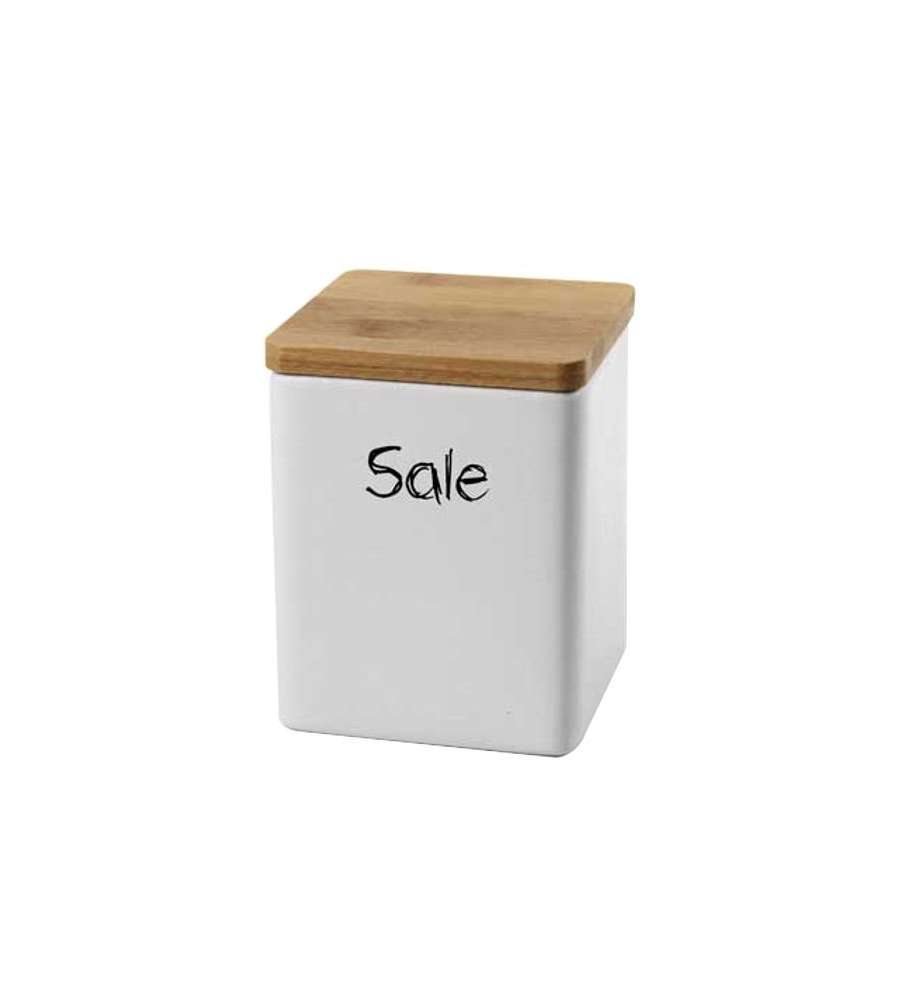 Barattolo Ceramica Sale 10X10 H 13 Bellintavola