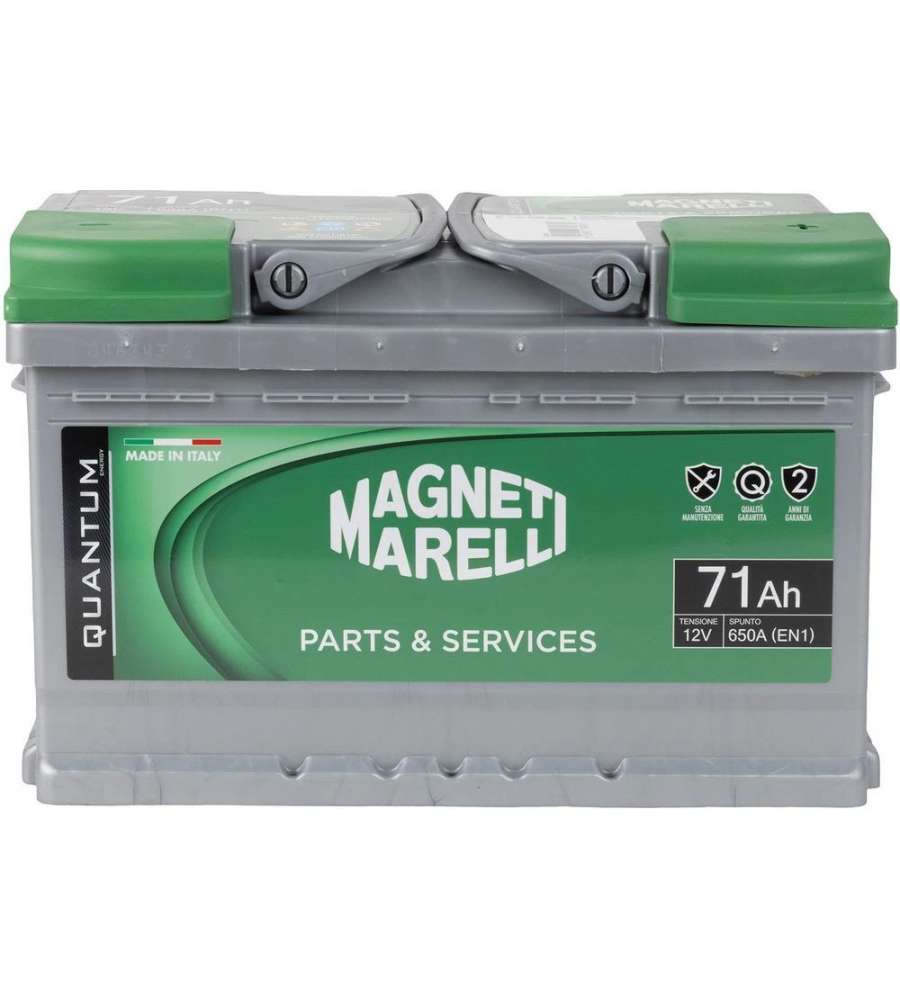 Magneti Marelli Batteria Auto Quantum 71Ah 12V 650A - Pronta all'uso