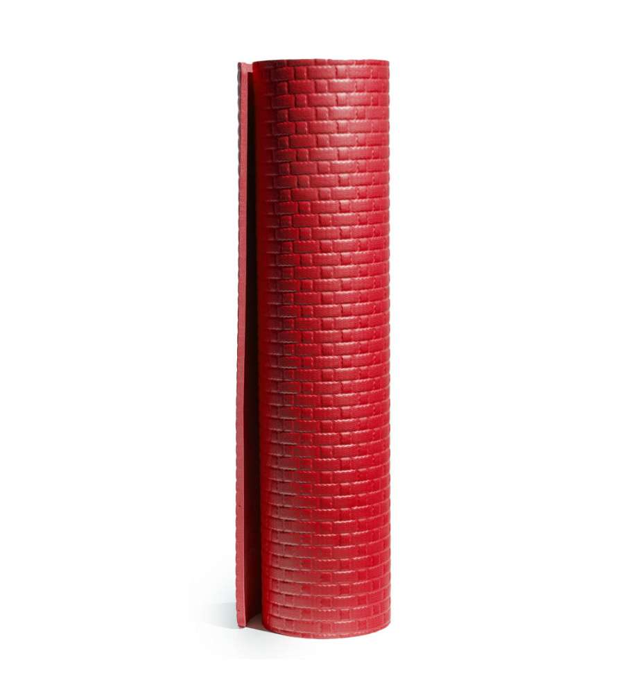 Tappetino YOGA FITNESS per palestra pilates soft 173x61X0,8 cm ROSSO