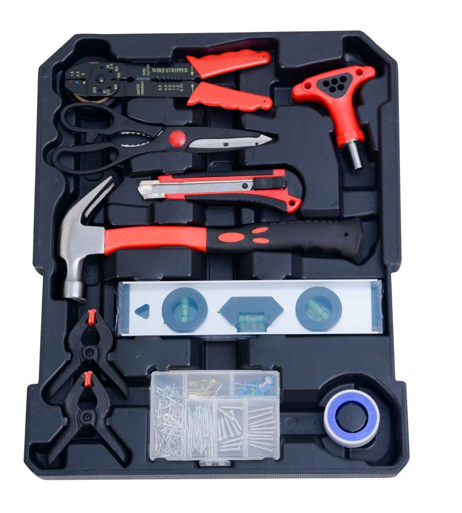 Set Attrezzi Da Lavoro 6pz Kit Utensili Fai Da Te Con Martello