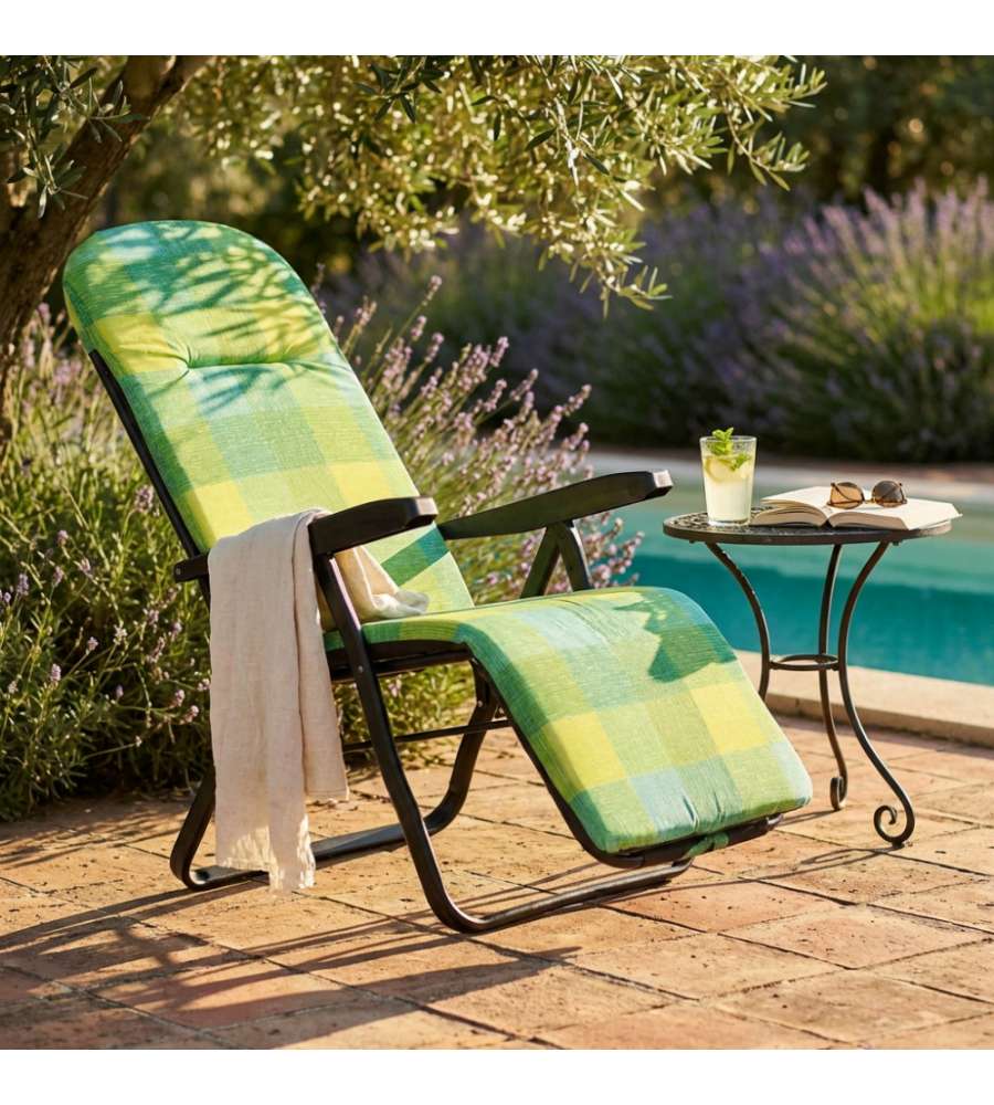 Cosma Sdraio Cipro Automatica Verde Giallo Scozzese 155x60 cm