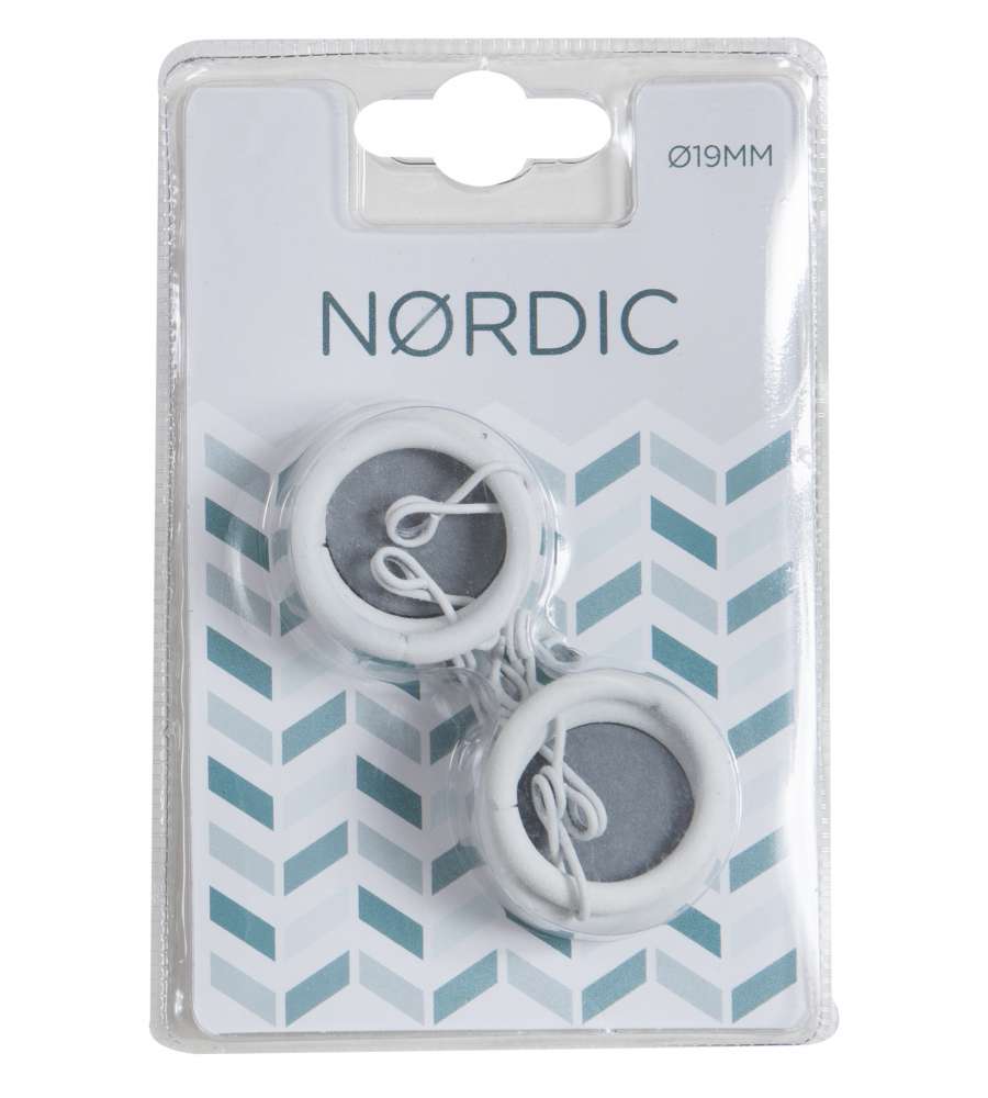 NORDIC - Anello in metallo Bianco