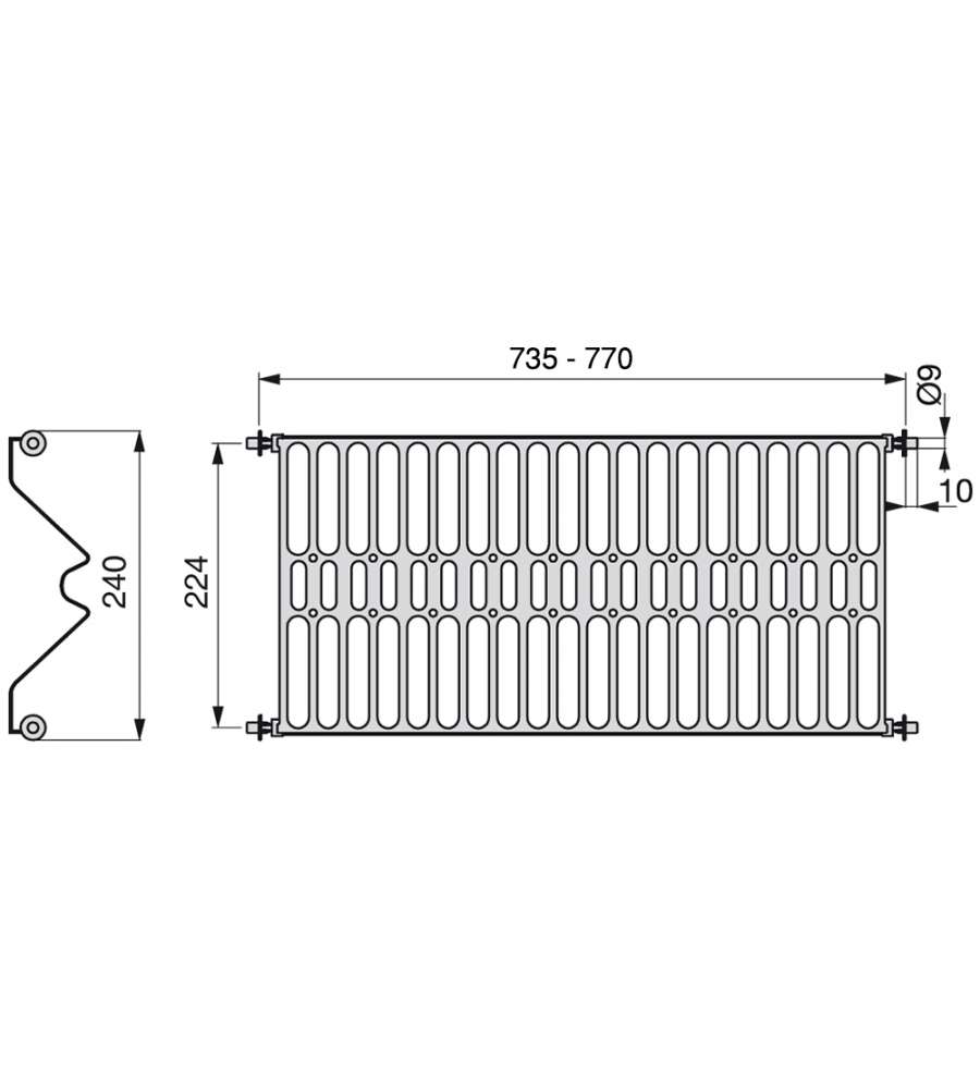 Scolapiatti Suprastar Per Modulo, 800, Verniciato Alluminio, Acciaio, 1 Un