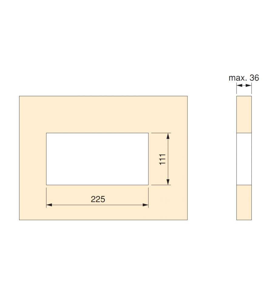 Emuca Multipresa Da Scrivania, 2 Usb +1 Hdmi + 2 Prese Eu, 265x120mm, Color  Alluminio