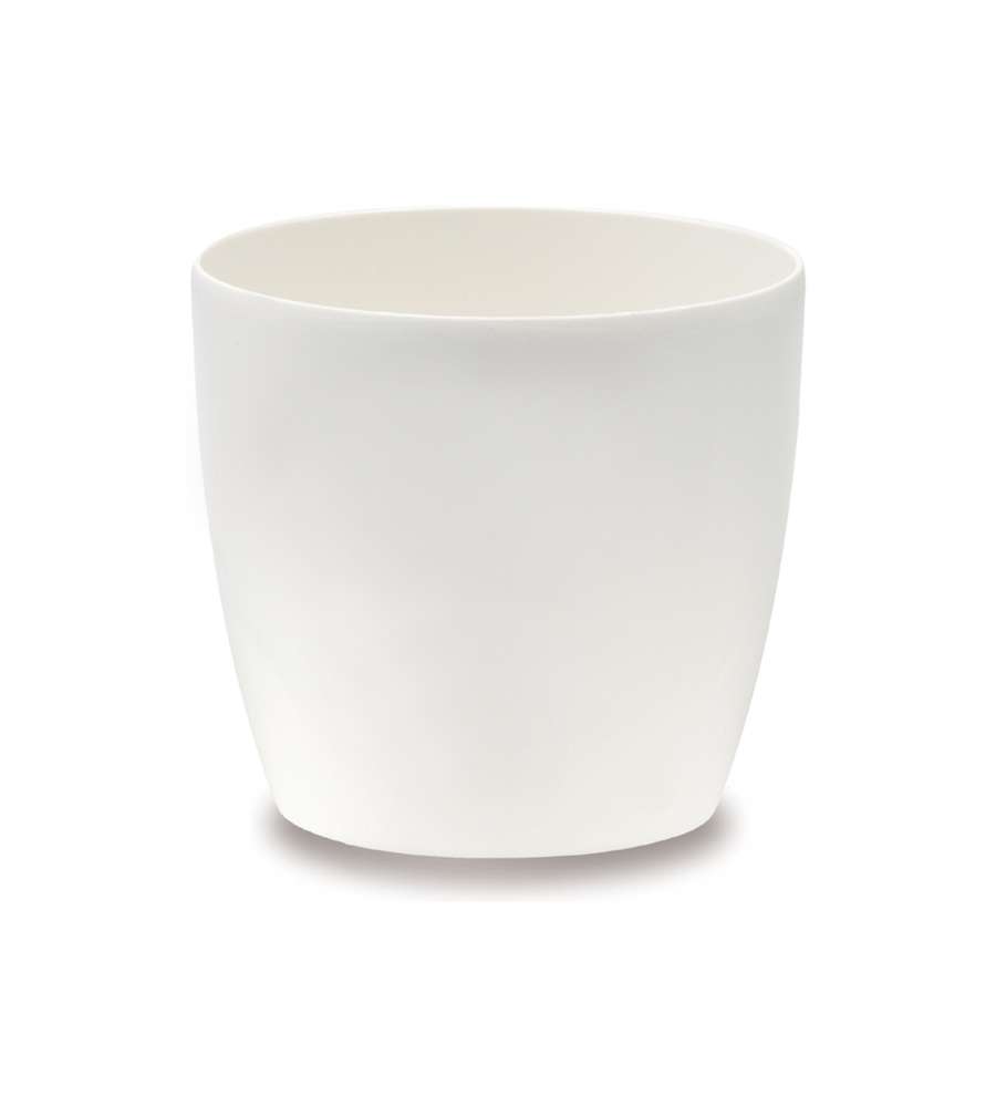 Vaso per piante rotondo Elho B.For Soft Ø 18,3 cm bianco