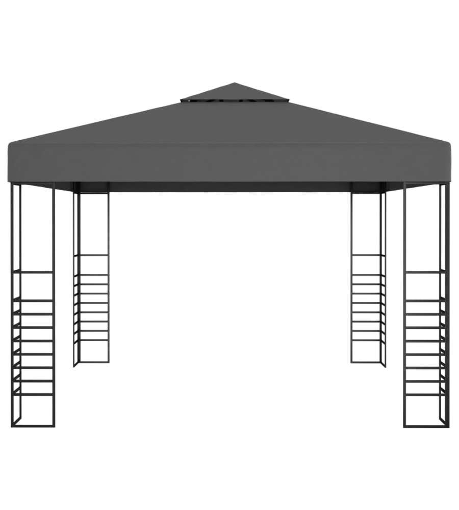 Gazebo da Giardino 3x3 m Antracite