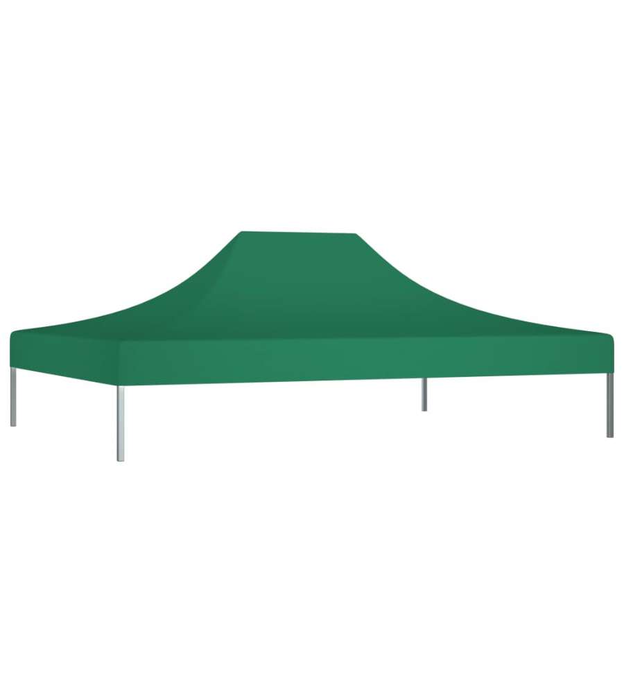 Tetto per Tendone per Feste 4x3 m Verde 270 g/mq