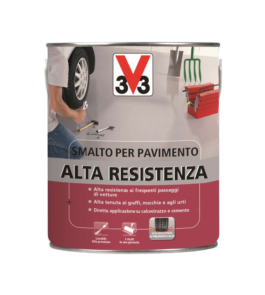 Smalto Pavimenti Alta Resistenza Grigio Scuro 500 ml