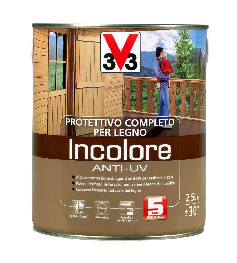 Protettivo Completo Legno Anti-Uv Incolore 2,5 l