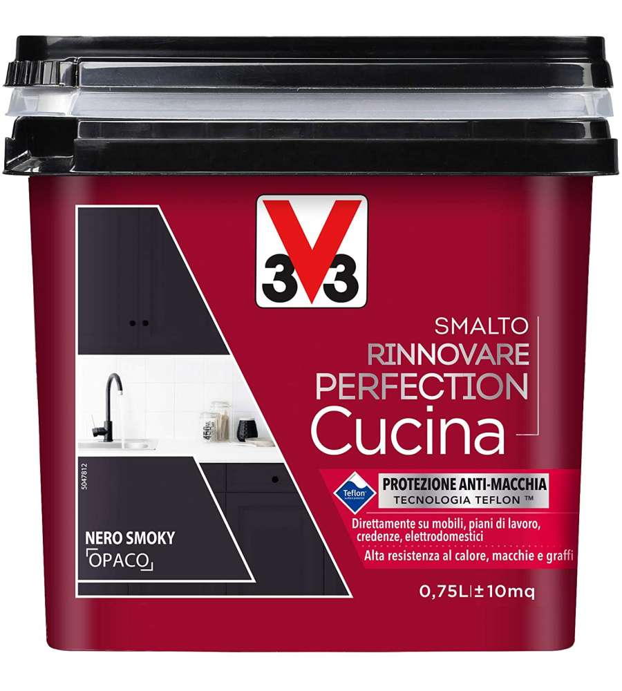 Smalto Rinnovare Cucina nero smoky opaco