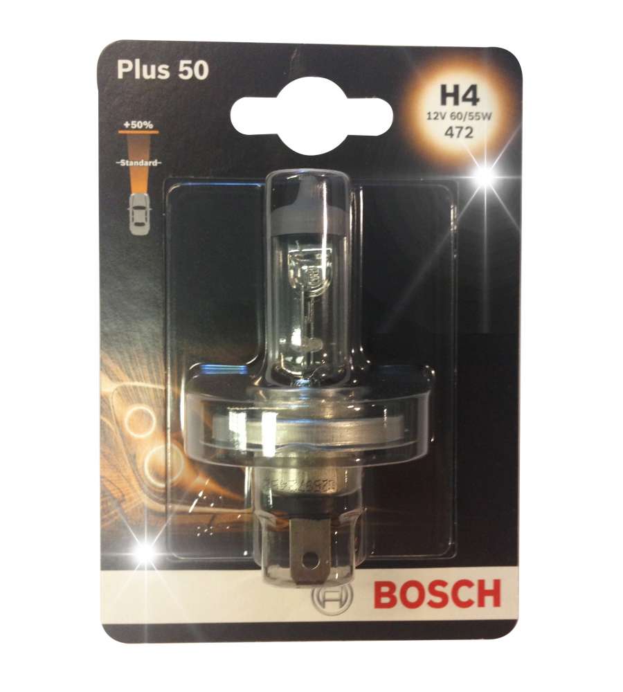 Lampada Bosch H4 Plus 50