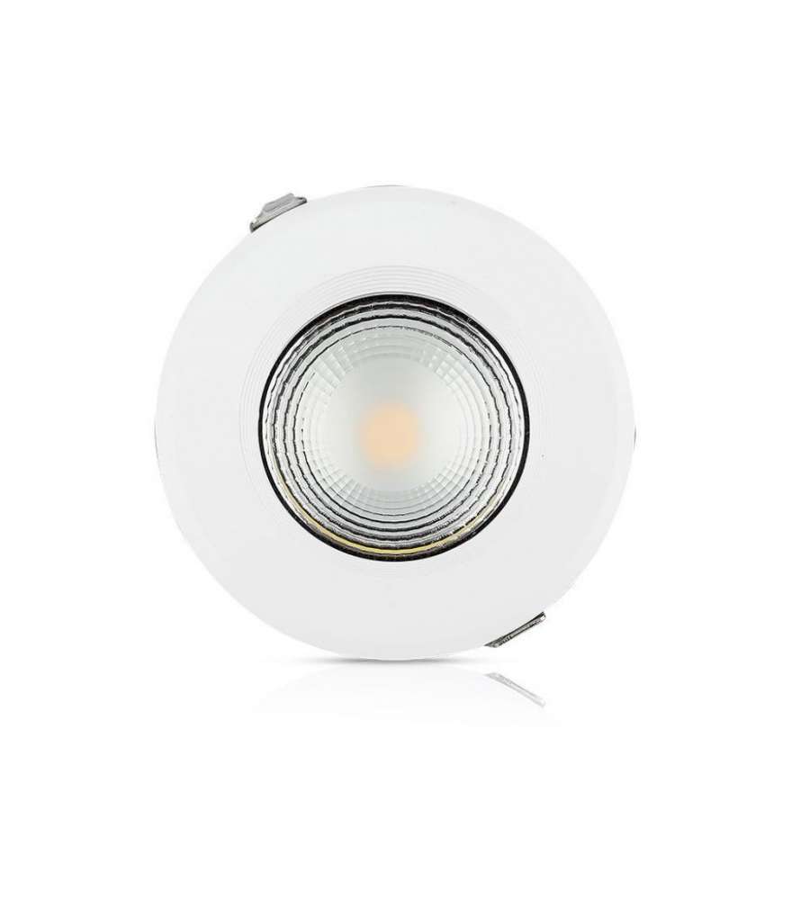 Faretto LED da Incasso Rotondo LED COB 30W 120LM/W Colore Bianco 3000K