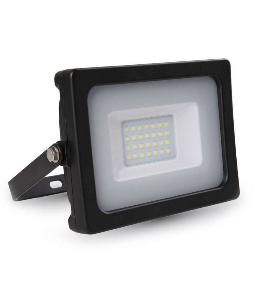 V-TAC Faro LED SMD 20W Colore Nero 3000K IP65