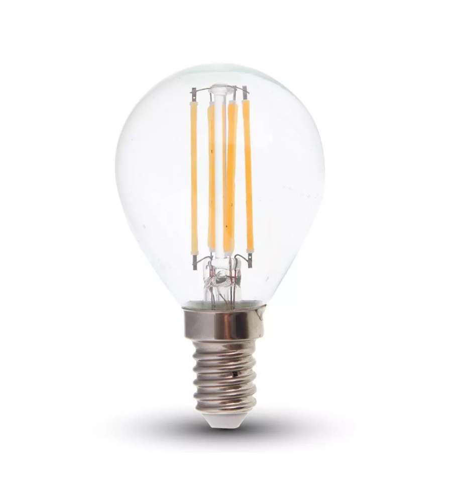 Lampadina LED Bulb E14 6W 130LM/W Filamento P45 2700K