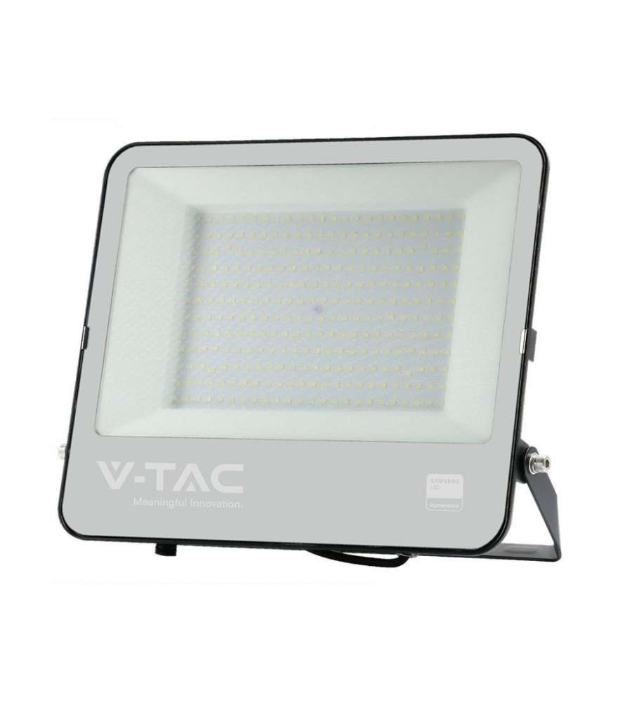 V-TAC Faro LED SMD Chip Samsung 200W Cavo 1m Nero 4000K IP65