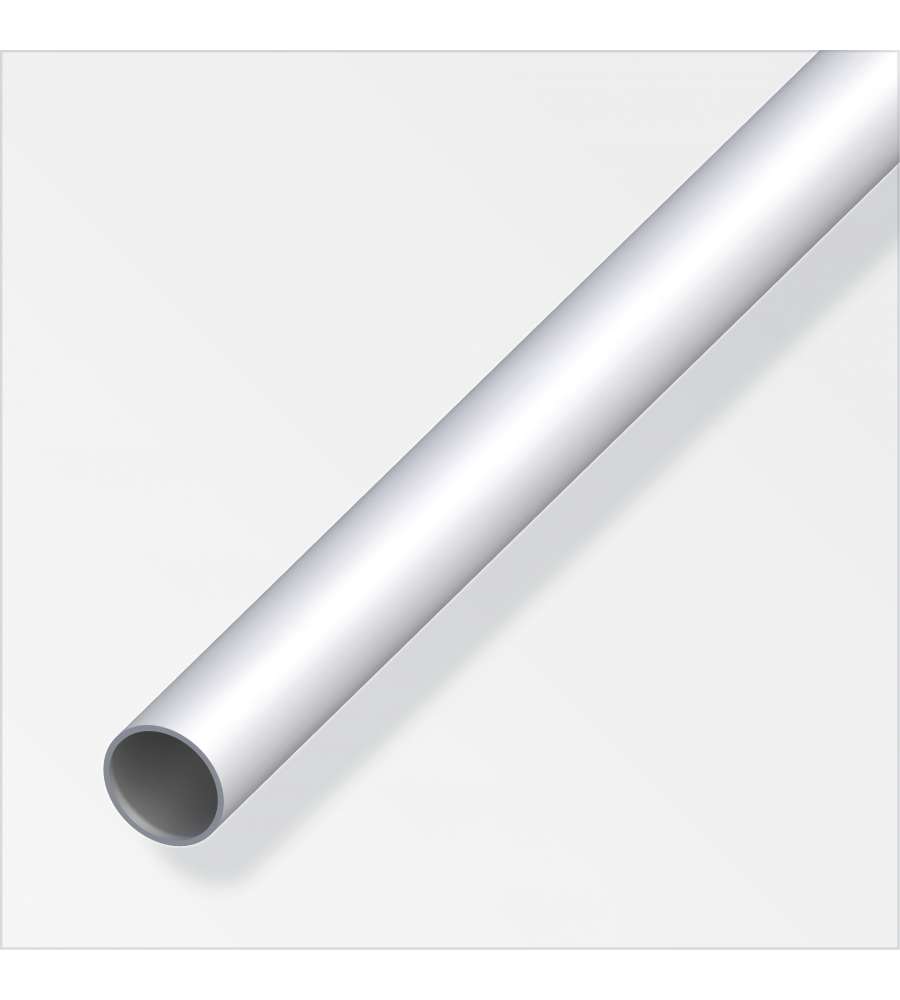 Tubo Tondo 12X1,0 Alluminio  Argento  2Metri