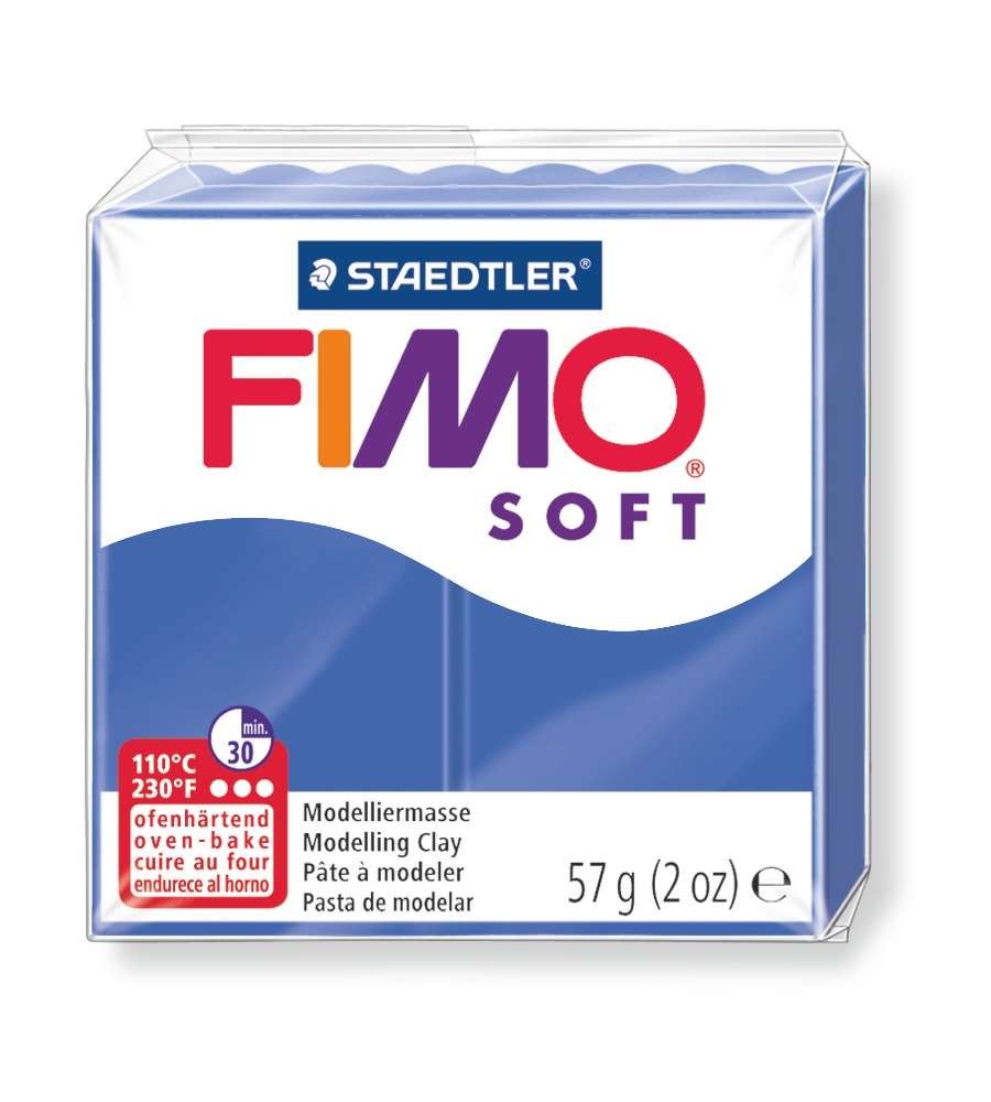 Pasta fimo soft 33 - 56 g blu brillante