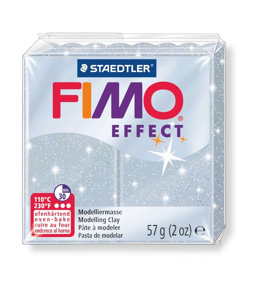 Pasta fimo soft effect 56 g argento metallico