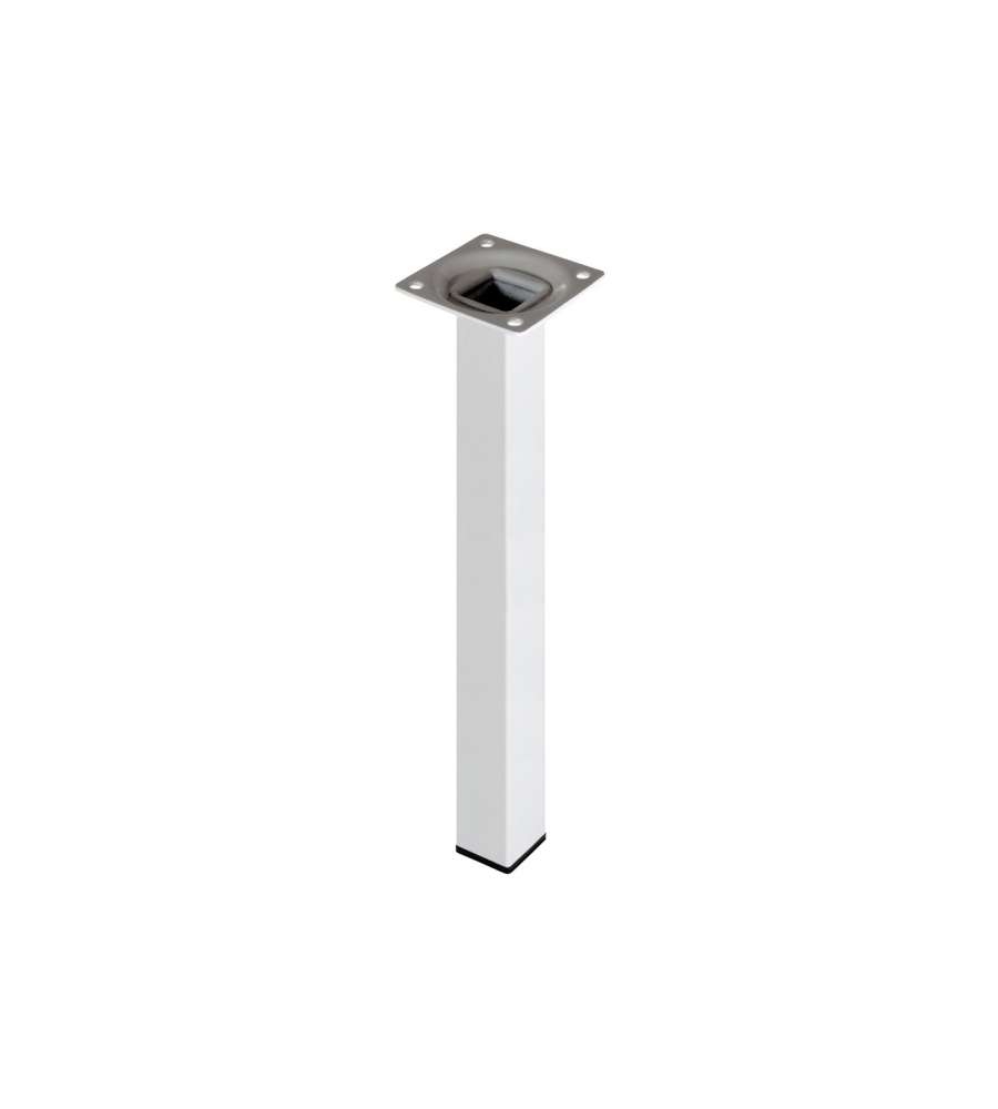 Piedino quadro Element System 25x25 mm Bianco