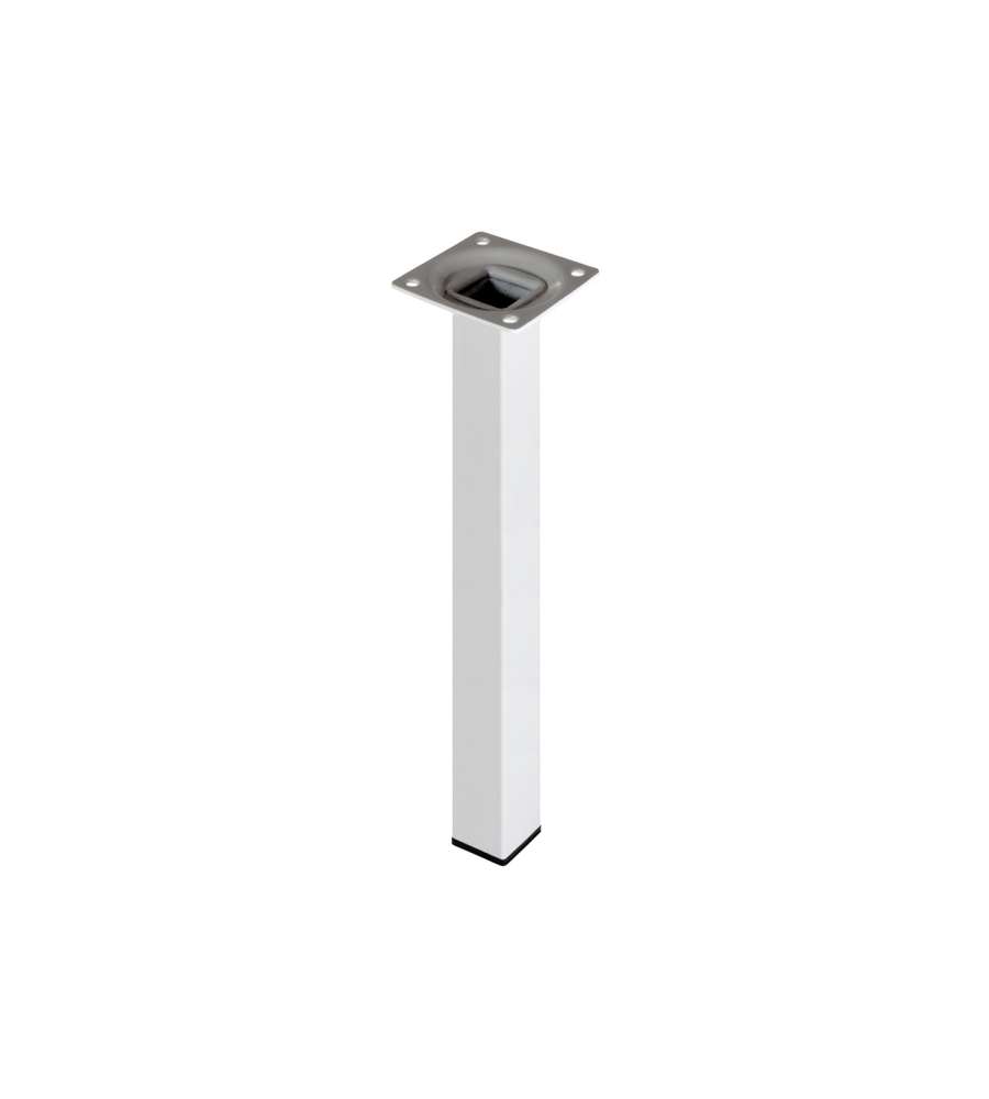 Piede quadro Element System - 25x25 - H.800 mm - bianco