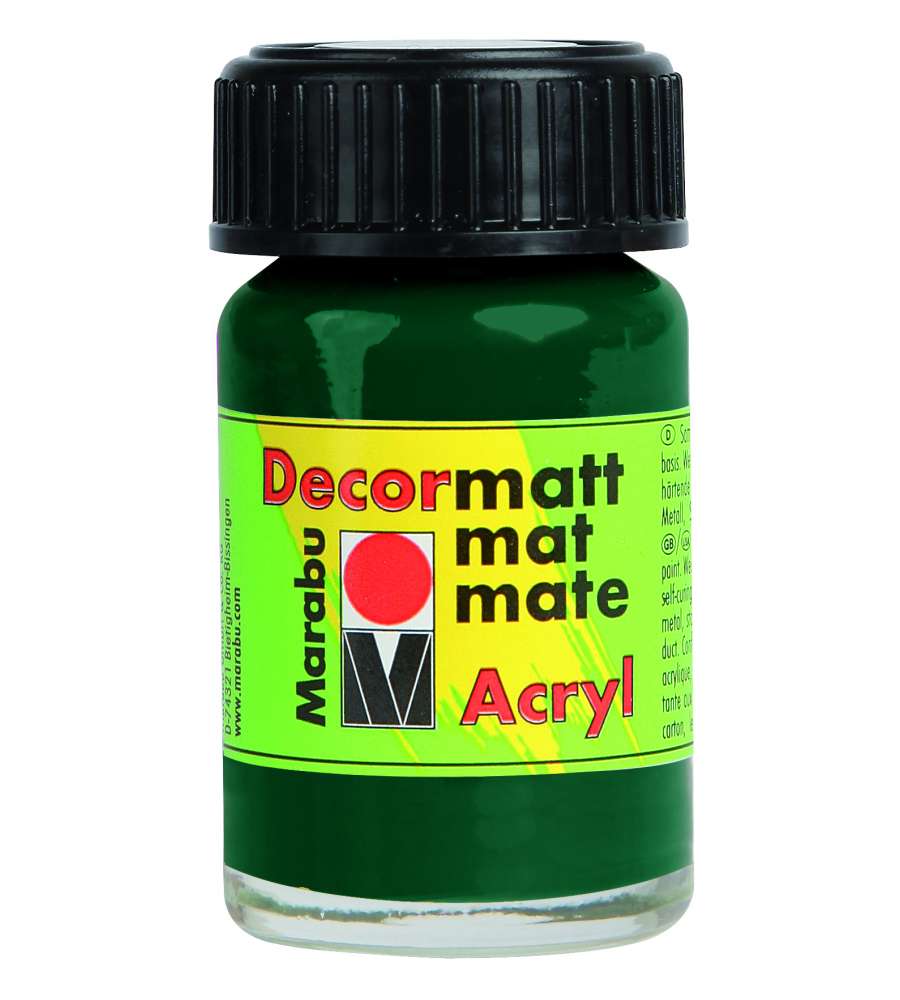 Decormatt Acryl Marabu 15 ml Verde Abete