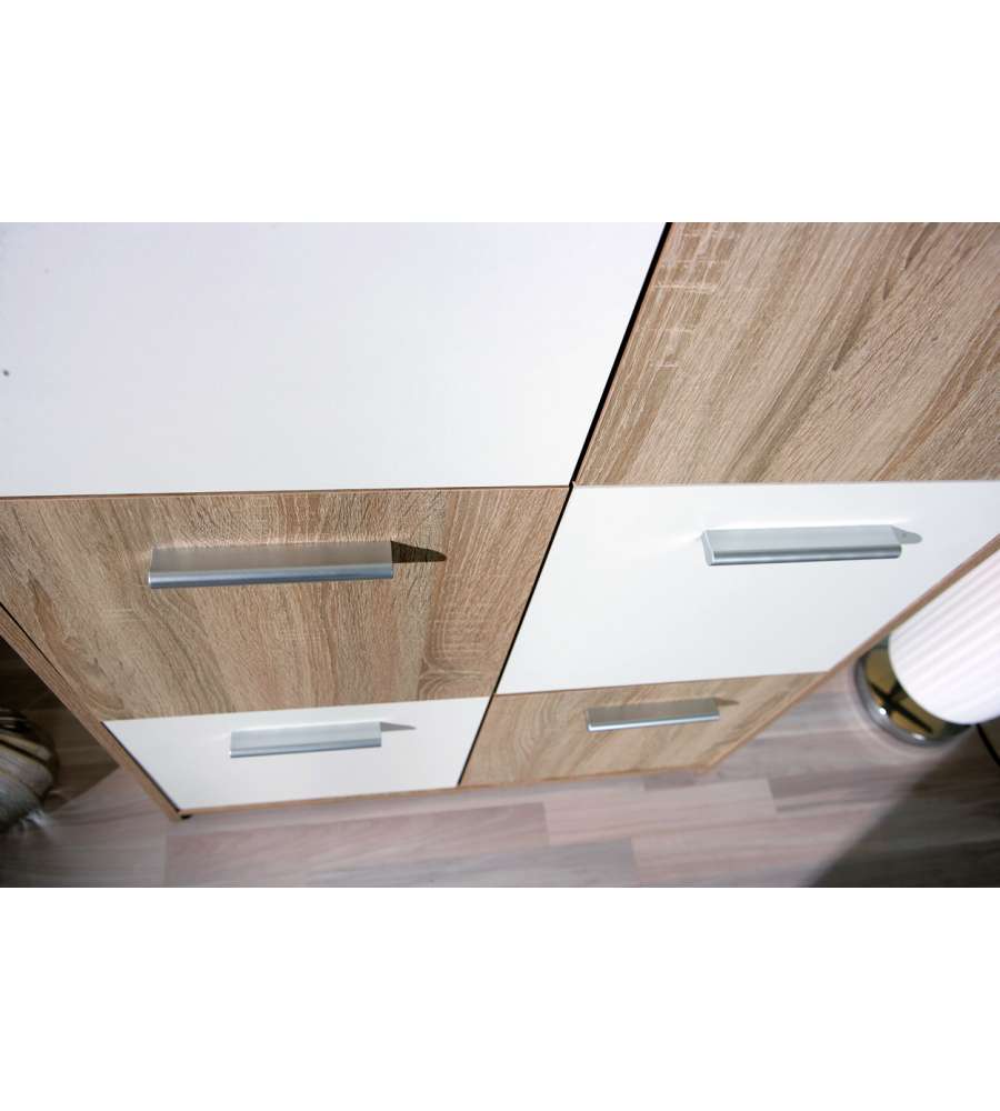 Mobile rovere bianco 6 ante