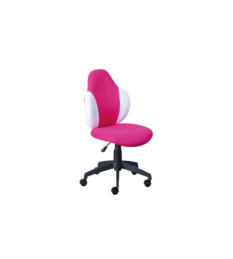 Poltroncina girevole Rosa 58x56x92-102