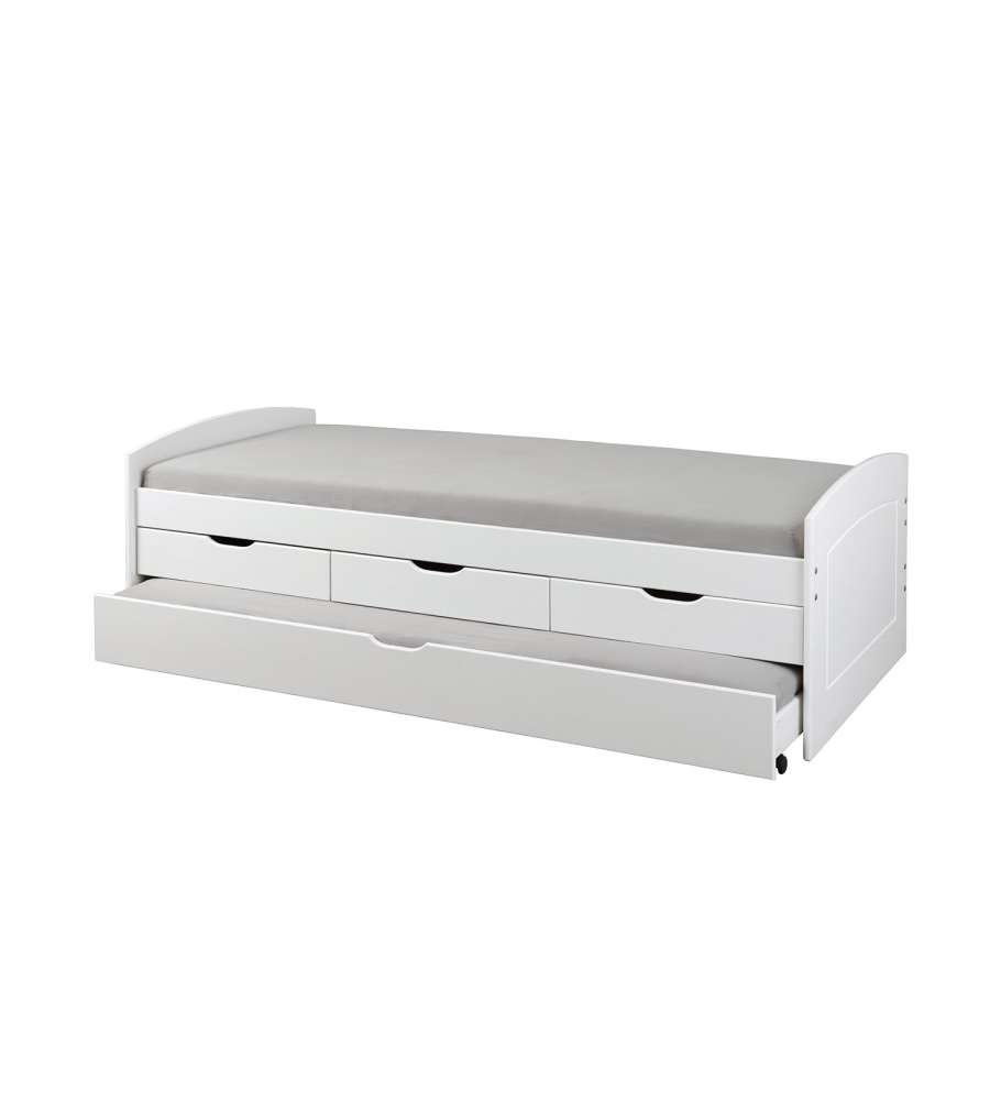 Rieka Doppio letto 90 x 200 Bianco