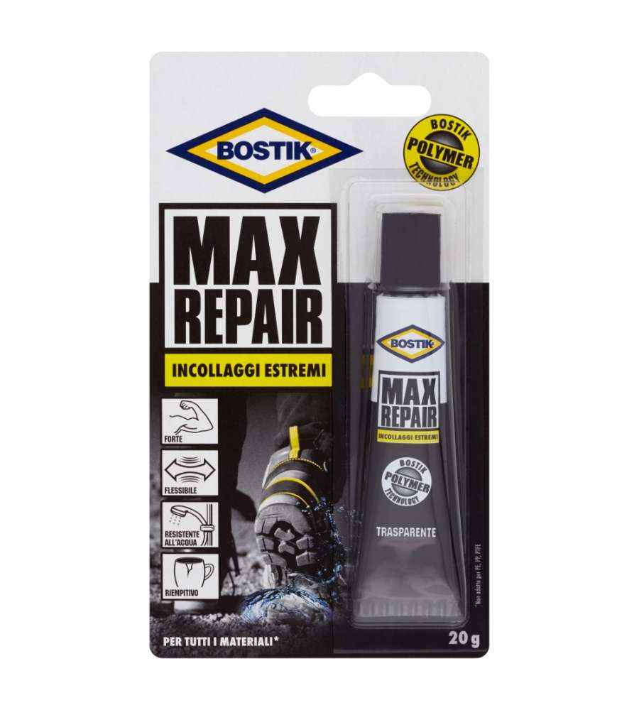 Adesivo per riparazioni Bostik Max Repair 20 gr