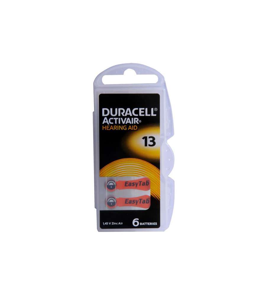 Pila Bottone Hearing Aid       Pz 6  Da13 Duracell