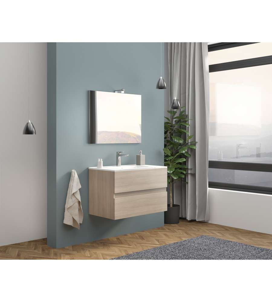 Composizione bagno Easy Rovere