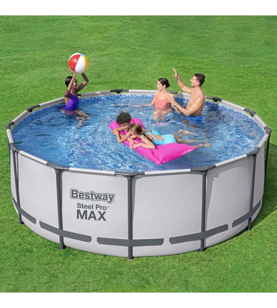 Bestway Steel Pro MAX Set Piscina Rotonda 396x122 cm