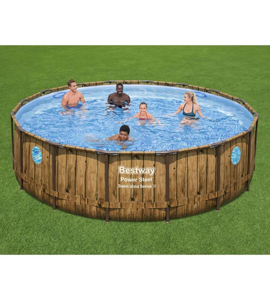 Bestway Set Piscina Power Steel 488x122 cm