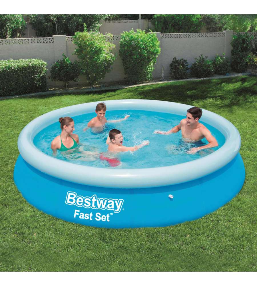 Bestway Piscina Gonfiabile Rotonda Fast Set 366x76 cm 57273