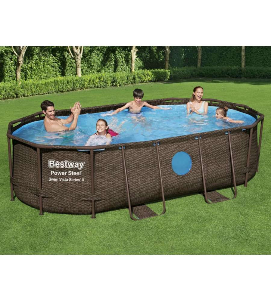 Bestway Set Piscina Power Steel 427x250x100 cm