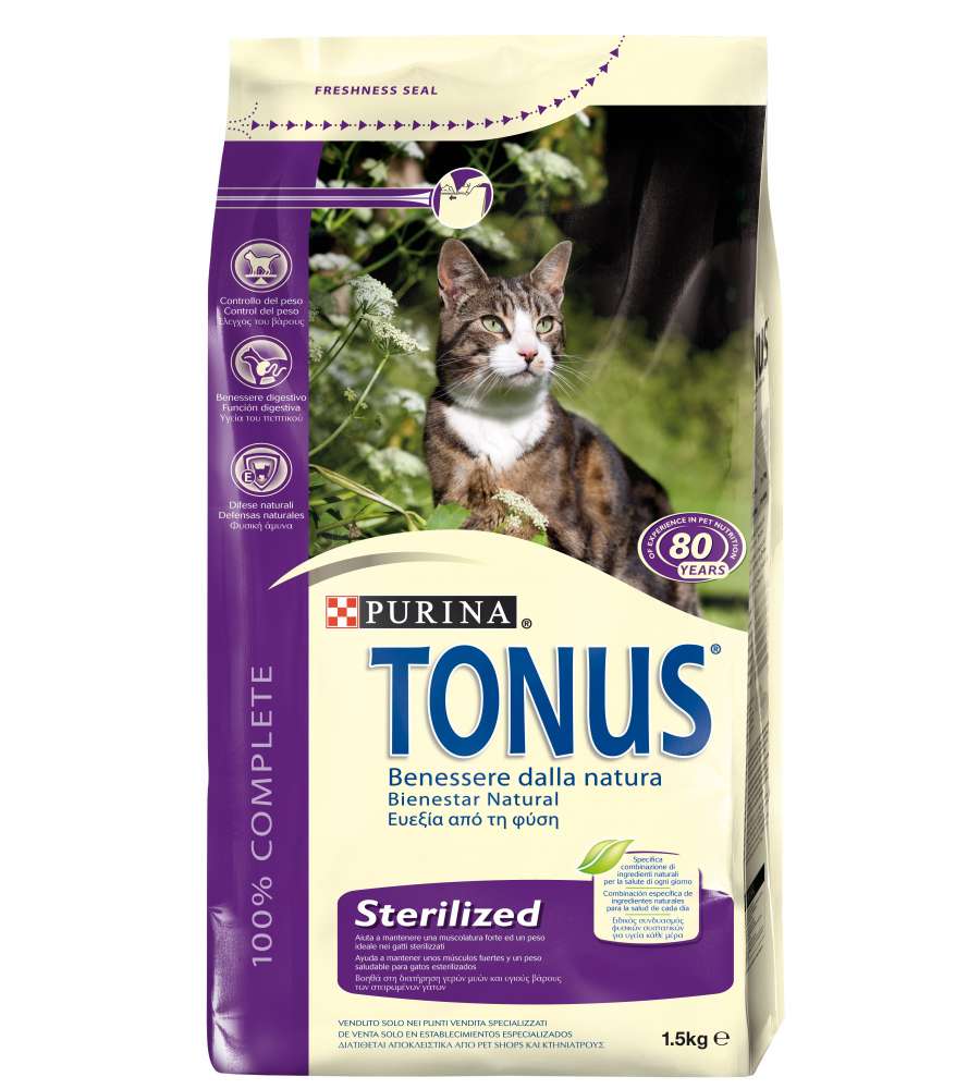 Tonus benessere dalla natura Sterilized 1,5 kg