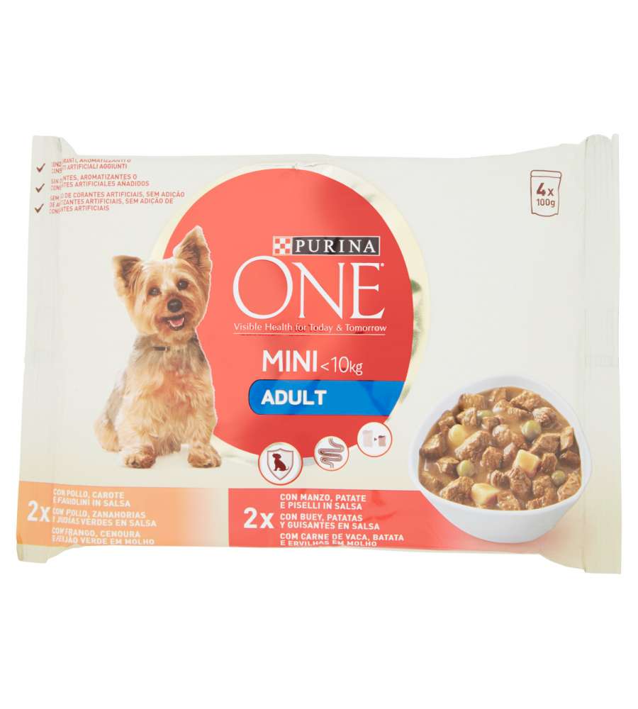 One mini multipack pollo e manzo 4 x 100 g