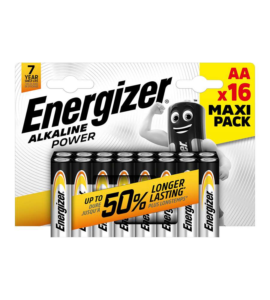 Energizer Batteria Family Pack Alkaline Power AA