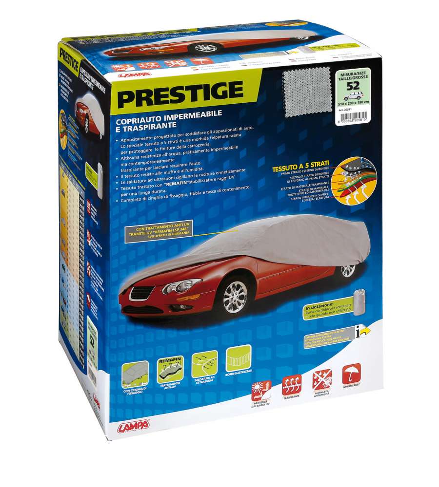 Prestige, Copriauto - 52 - Cm 190X200X510