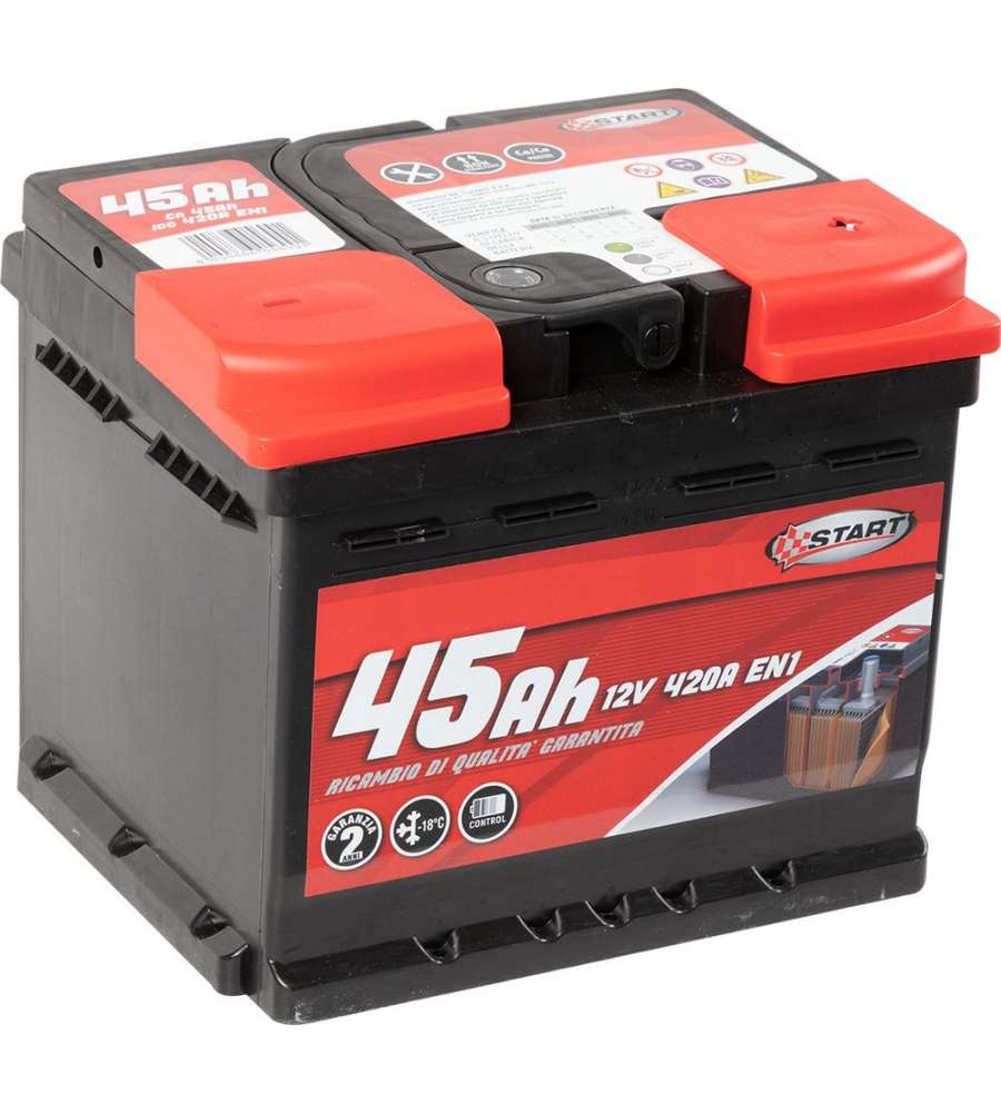 Batteria Auto 45AH 12V 420A polo positivo destro Cassetta L1