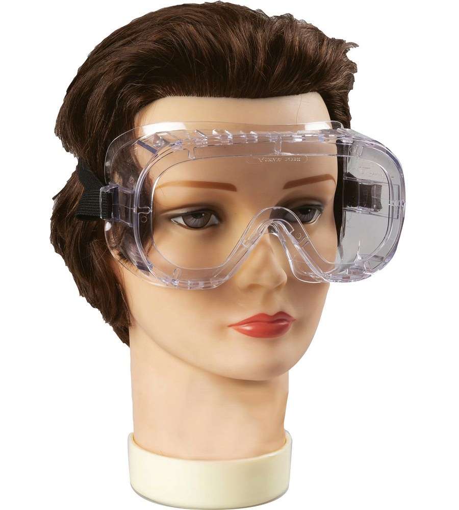 Occhiali protettivi a mascherina in PVC sovrapponibili Lavoro