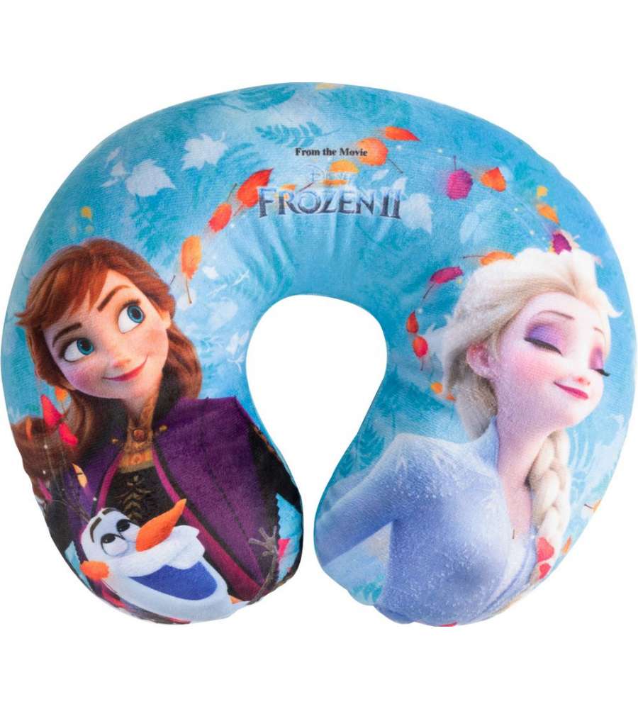 Cuscino collo da Viaggio Cervicale in tessuto Frozen II bambine principesse Elsa