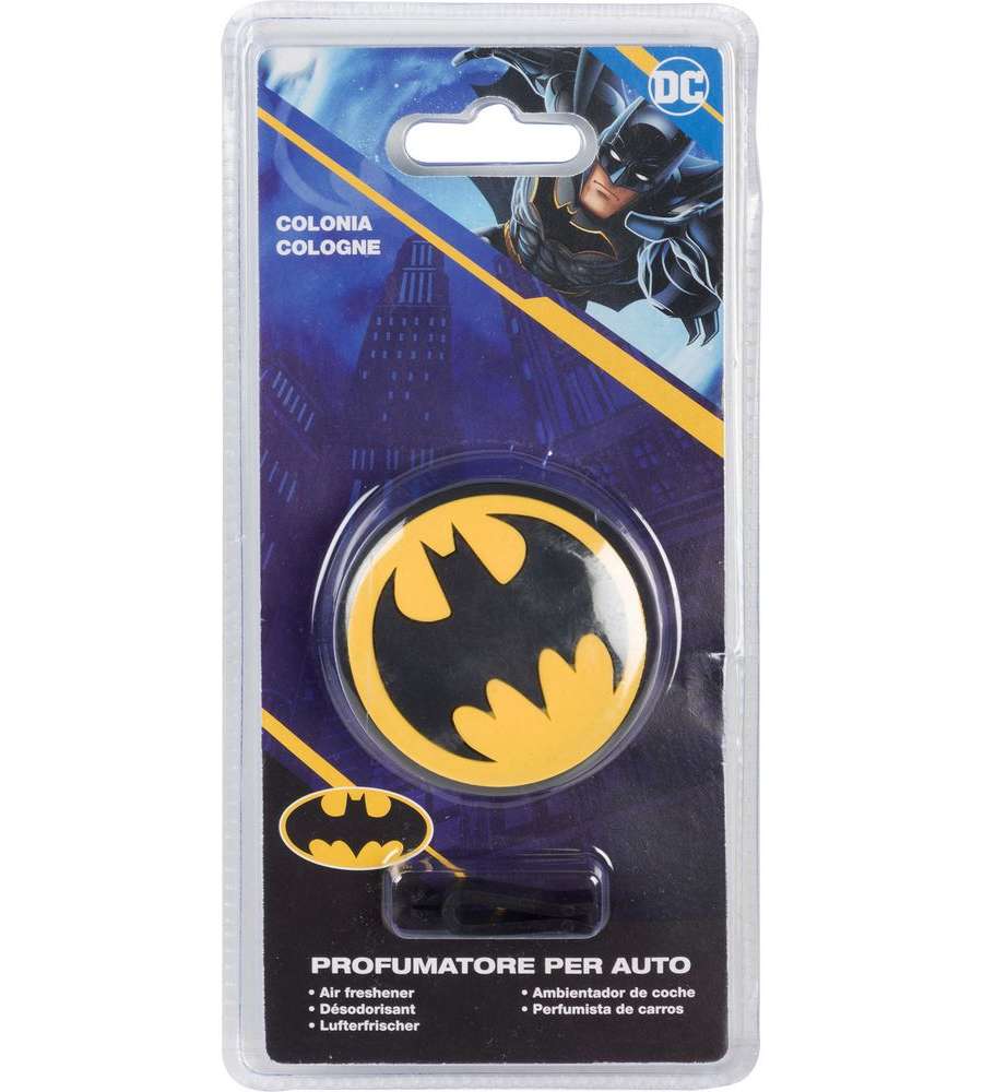 Profumatore deodorante auto da aeratore DC Batman al gusto di colonia