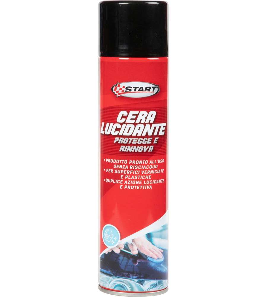 Spray cera con oli pregiati 400 ml, lucida e protegge pronto all'uso