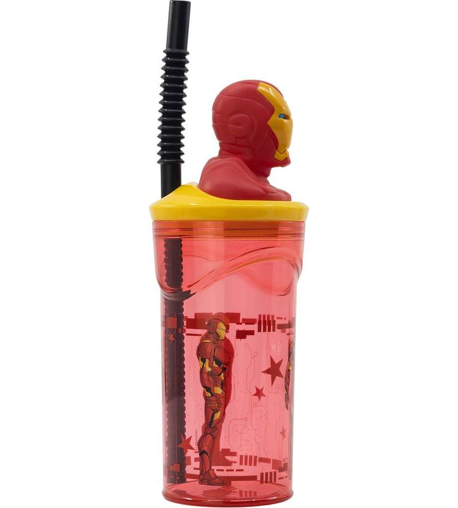 Borraccia per bambini in plastica Iron Man 360 ml