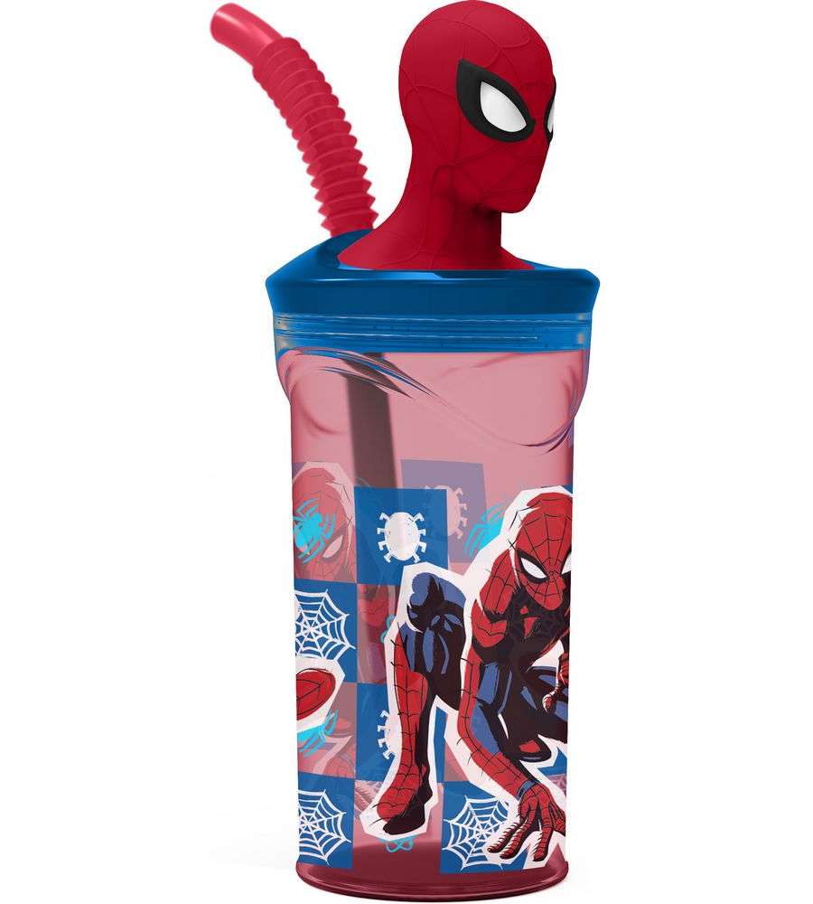 Borraccia per bambini in plastica Spiderman 360 ml