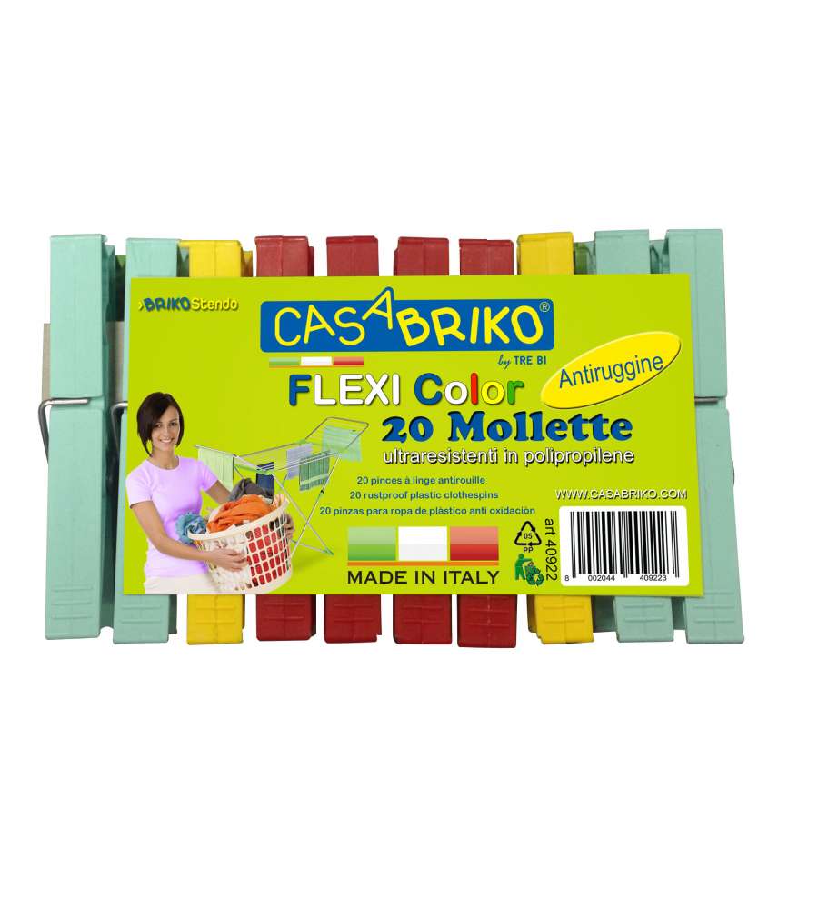 Flexi 20 Mollette Colorate