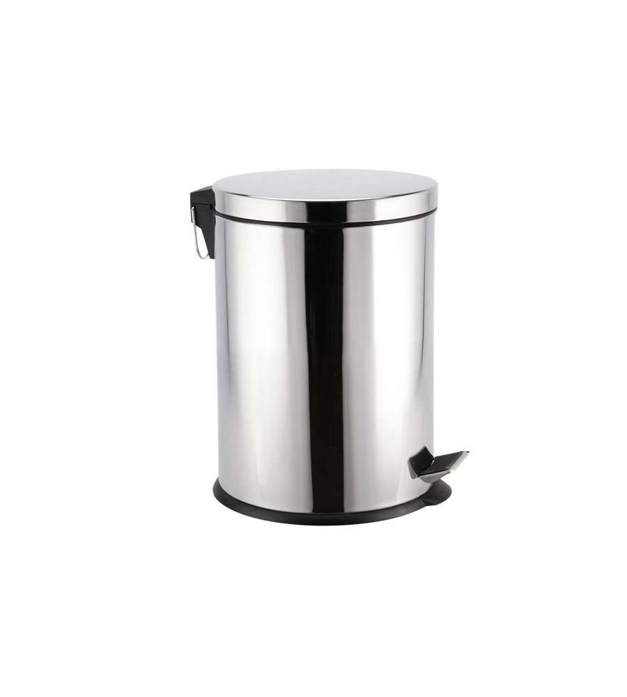 Pattumiera Pedale Inox          L 12 Ladydoc 05458